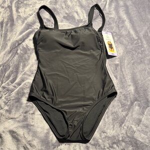 Hurley Black One-Piece Swimsuit XS New